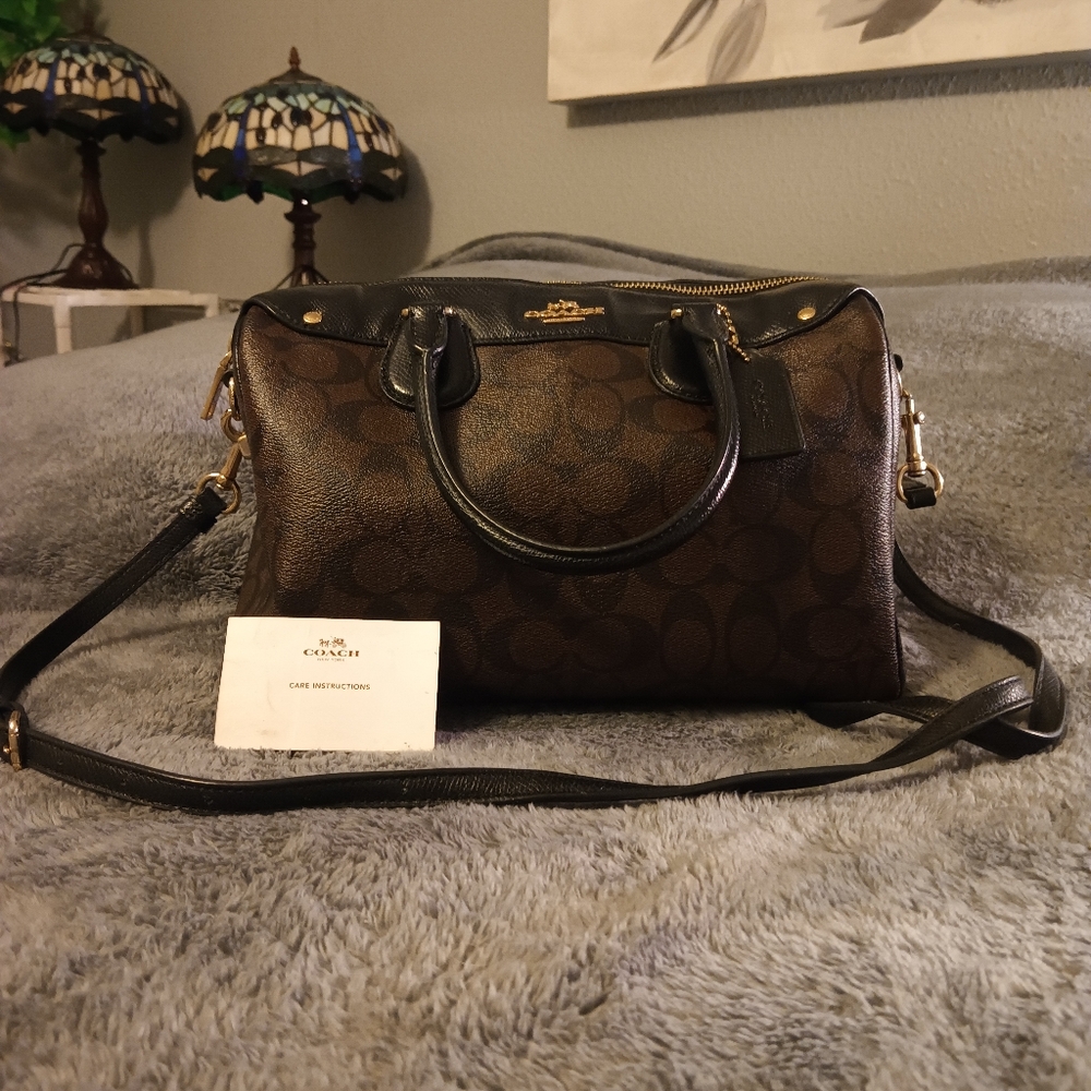 Coach Brown and Black Women's Bag
